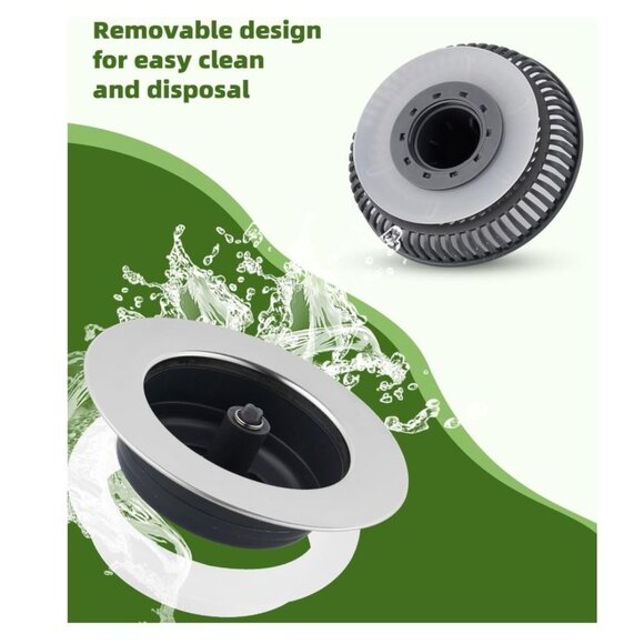 Hygie Rinse 3-in-1 Kitchen Sink Strainer Stopper Universal Pop Up Sink Drainer - Picture 6 of 6